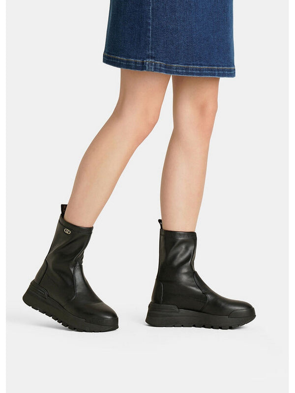 Stivali Donna LIU JO SHOES - Stivaletti con tomaia stretch - Nero