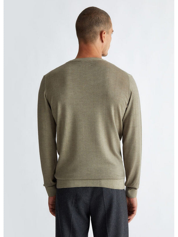 Maglie Uomo LIU JO UOMO - Maglia chiara in lana merino - Verde