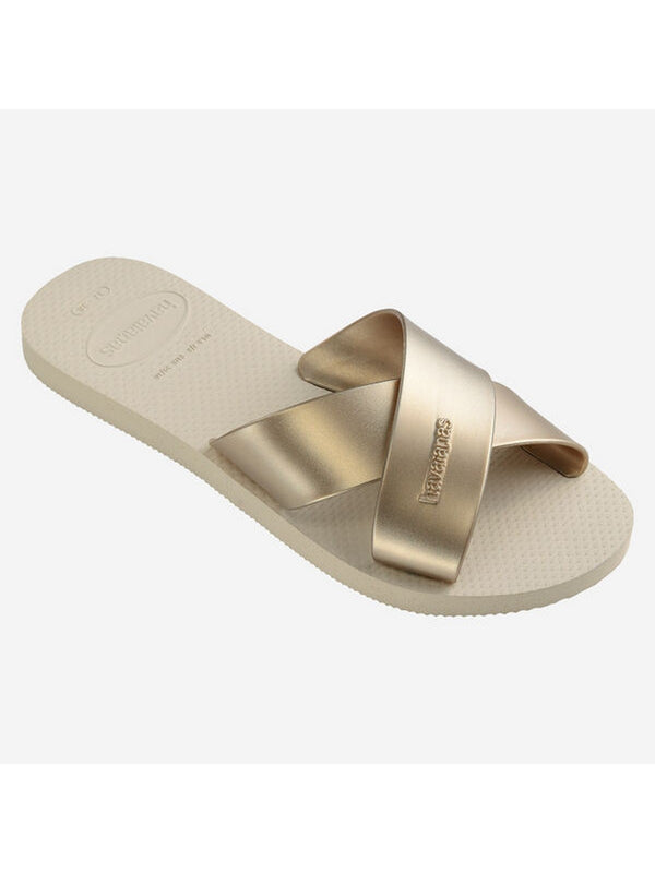 Infradito Donna Havaianas - Havaianas Aqua Metallic - Beige