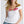 Load image into Gallery viewer, T-shirt Donna Liu Jo - T-shirt in cotone con rouches - Bianco