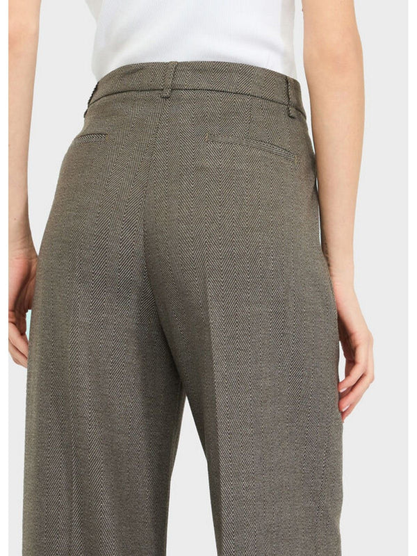 Pantaloni Donna Liu Jo - Pantaloni straight con piega - Verde
