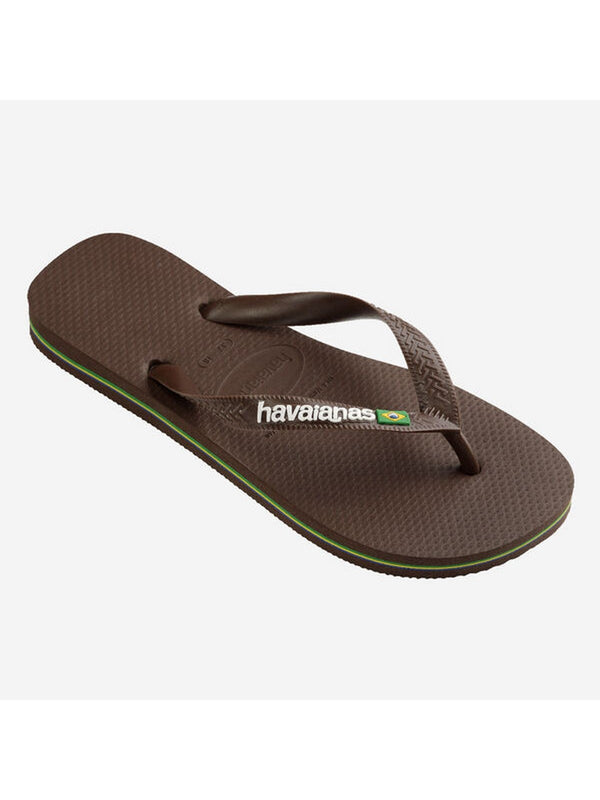 Infradito Uomo Havaianas - Havaianas Brasil Logo - Marrone
