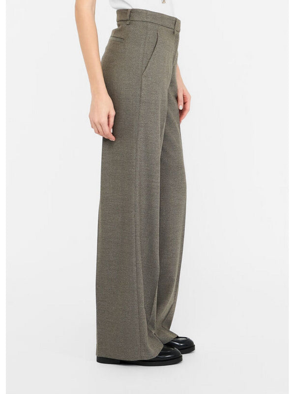 Pantaloni Donna Liu Jo - Pantaloni straight con piega - Verde