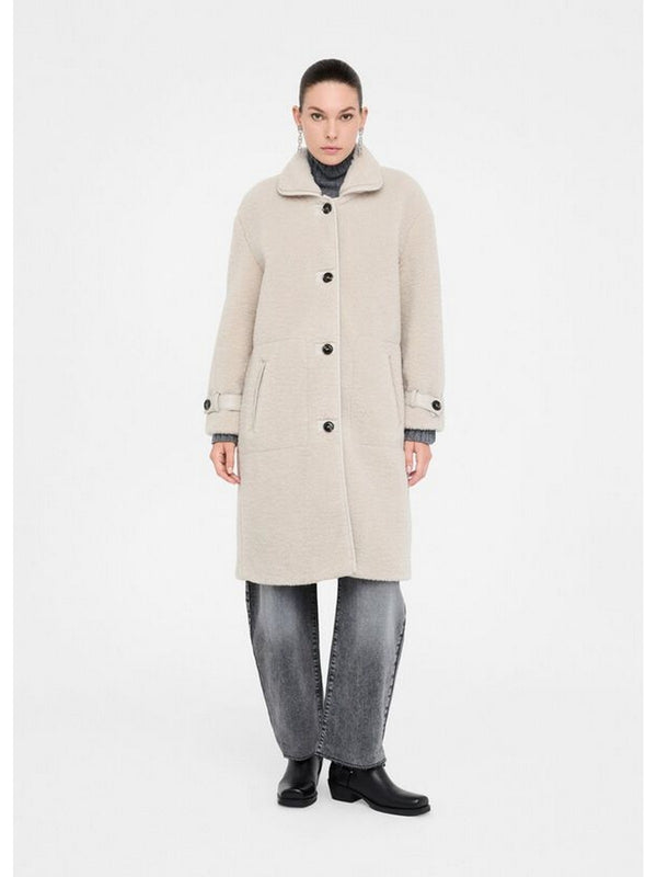 Cappotti Donna Liu Jo - Cappotto in tessuto teddy - Beige