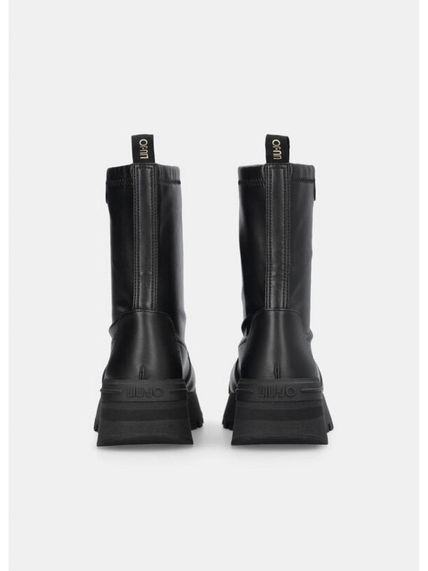 Stivali Donna LIU JO SHOES - Stivaletti con tomaia stretch - Nero