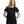 Carica l'immagine nel Visualizzatore galleria, T-shirt Donna Liu Jo - T-shirt in cotone con strass - Nero