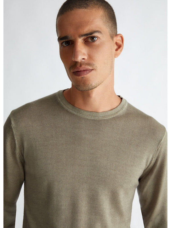 Maglie Uomo LIU JO UOMO - Maglia chiara in lana merino - Verde