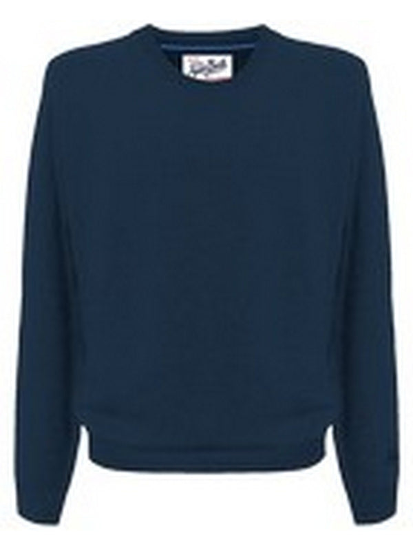 Maglie Uomo Mc2 Saint Barth - Maglione Regent in lana merino e cashmere - Blu