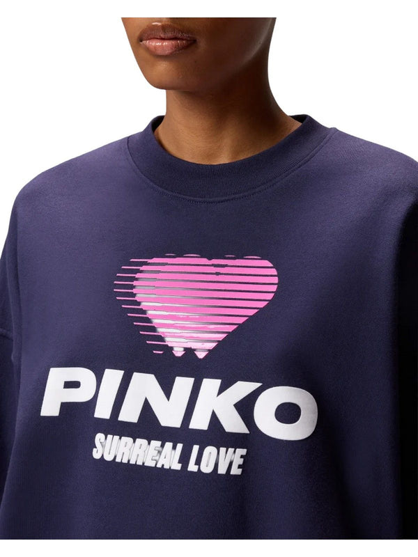 Felpe senza cappuccio Donna Pinko - Mascarpone Maglia - Blu