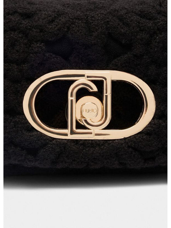 Borse a tracolla Donna Liu Jo - Borsa LaPuffy piccola con ricamo - Nero