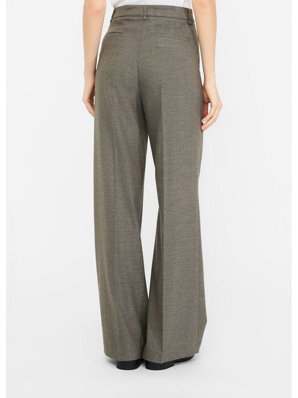 Pantaloni Donna Liu Jo - Pantaloni straight con piega - Verde