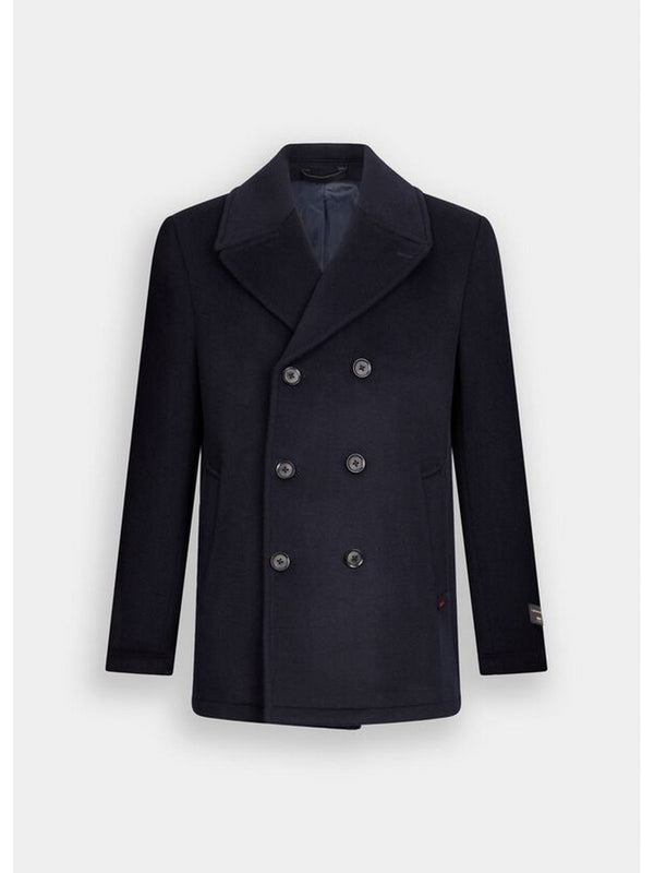 Cappotti Uomo LIU JO UOMO - Peacoat in lana e cashmere - Blu