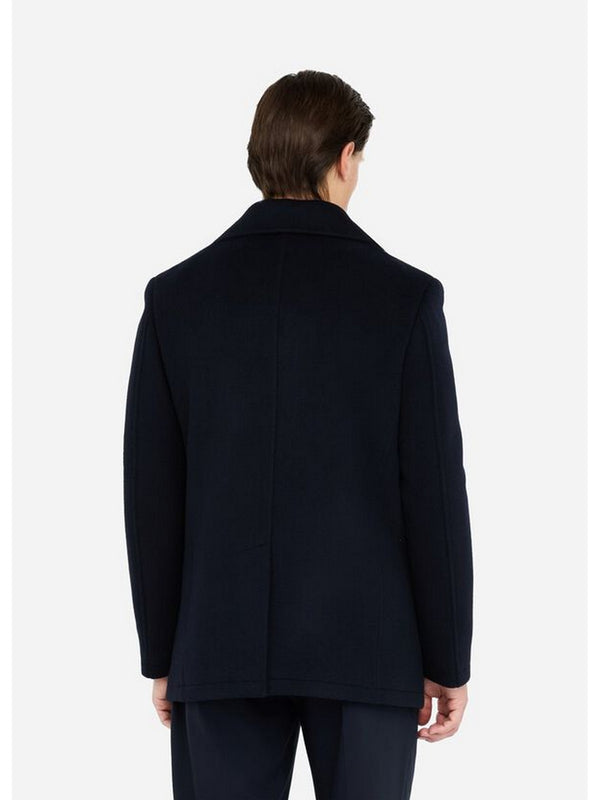 Cappotti Uomo LIU JO UOMO - Peacoat in lana e cashmere - Blu