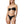 Load image into Gallery viewer, Coordinati Donna Me Fui - Bikini Donna Me fui Fascia con Slip Fisso Nero - Nero