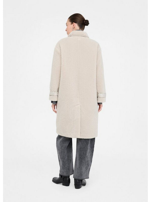 Cappotti Donna Liu Jo - Cappotto in tessuto teddy - Beige