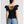 Carica l'immagine nel Visualizzatore galleria, T-shirt Donna Liu Jo - T-shirt in cotone con rouches - Nero