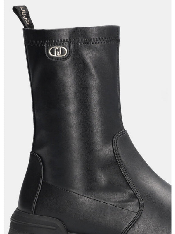 Stivali Donna LIU JO SHOES - Stivaletti con tomaia stretch - Nero
