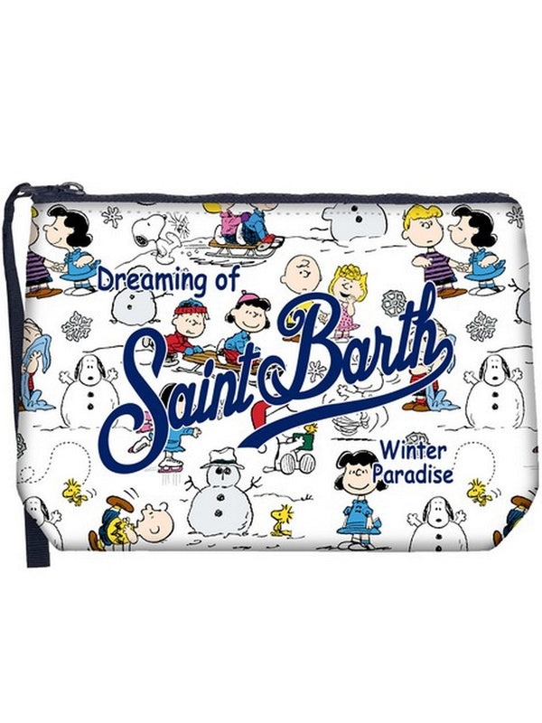 Pochette e Clutch Donna Mc2 Saint Barth - Pochette Aline W Peanuts Snow Games 10 - Bianco