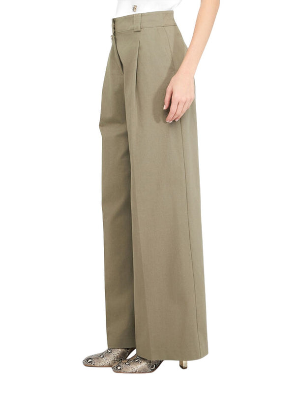 Pantaloni Donna Liu Jo - Pantaloni cargo in cotone - Verde