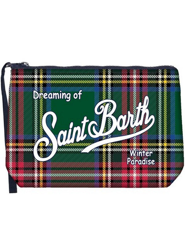 Pochette e Clutch Donna Mc2 Saint Barth - Pochette Aline W Tartan Trtn51 - Verde