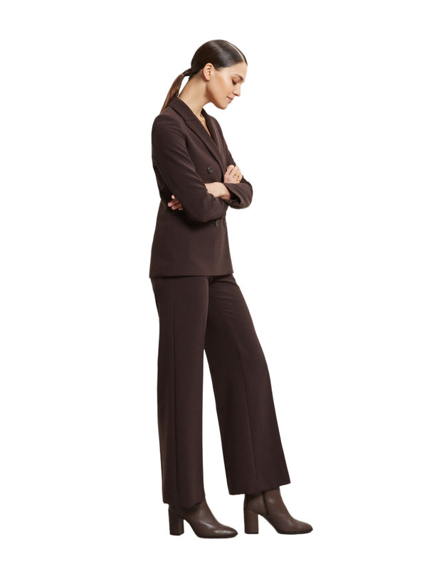 Pantaloni Donna ottod'Ame - Pantalone palazzo - Marrone