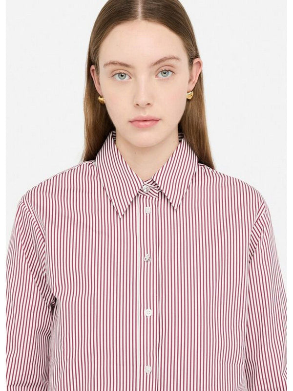 Camicie Donna Liu Jo - Camicia a righe con top - Bianco