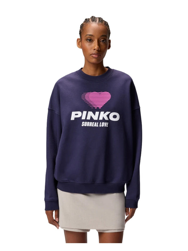 Felpe senza cappuccio Donna Pinko - Mascarpone Maglia - Blu