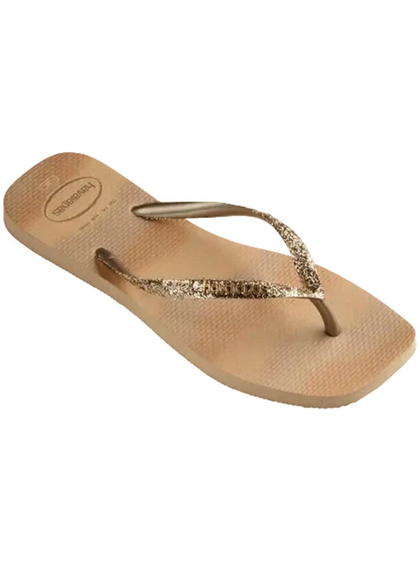 Infradito Donna Havaianas - Havaianas Square Glitter - Oro