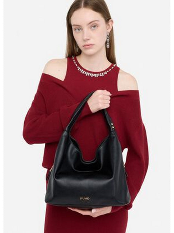 Borse a mano Donna Liu Jo - Borsa hobo media - Nero