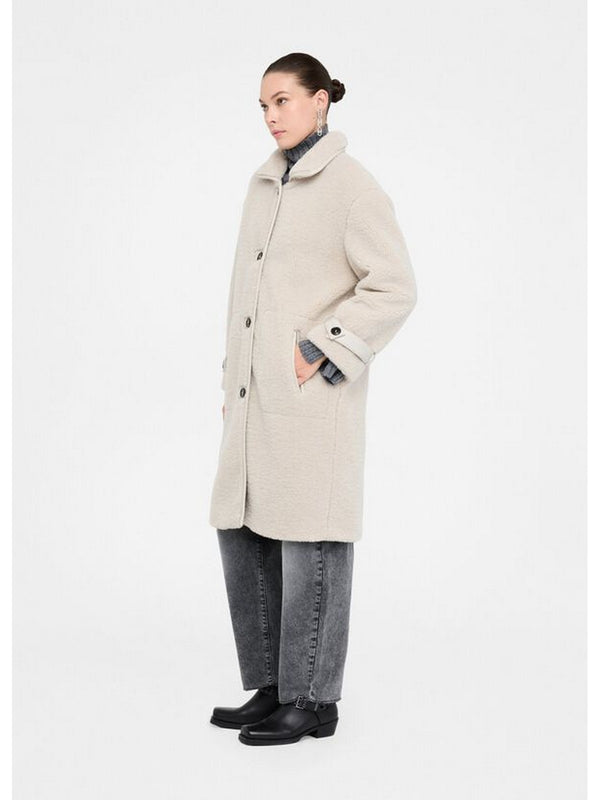 Cappotti Donna Liu Jo - Cappotto in tessuto teddy - Beige