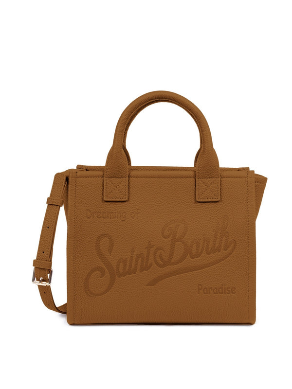 Borse a spalla Donna Mc2 Saint Barth - Borsa a spalla Vanity Bag Midi in pelle - Marrone