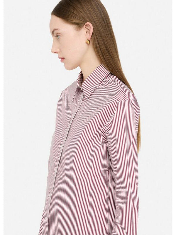 Camicie Donna Liu Jo - Camicia a righe con top - Bianco