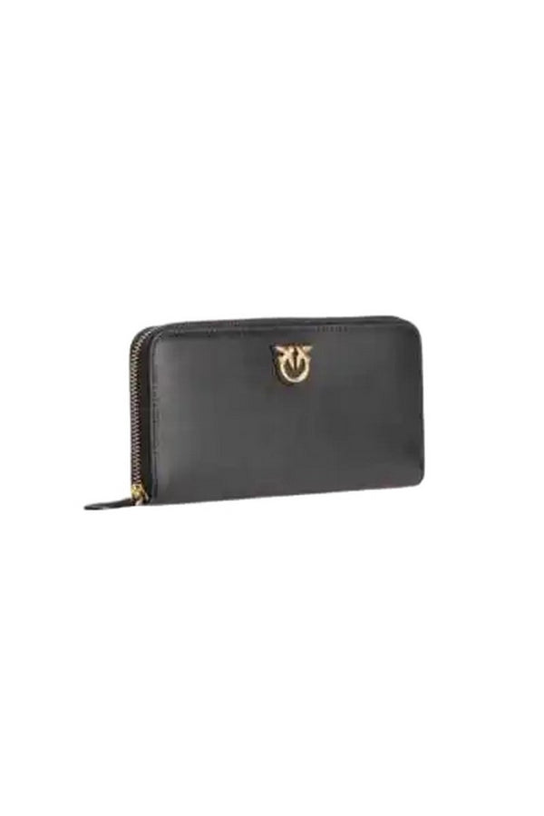 Portafogli Donna Pinko - Portafoglio Ryder Zip-Around In Pelle - Nero