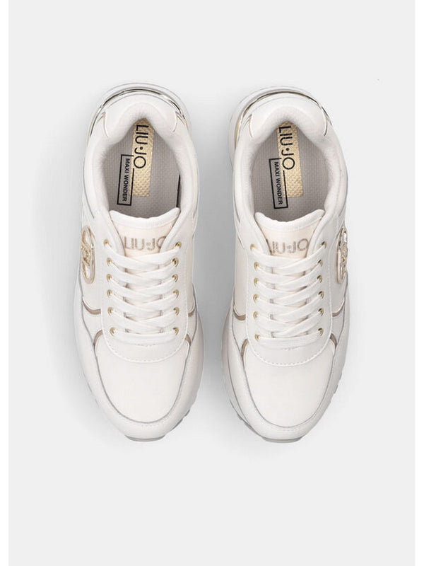 Sneaker Donna LIU JO SHOES - Sneakers super platform in pelle - Bianco