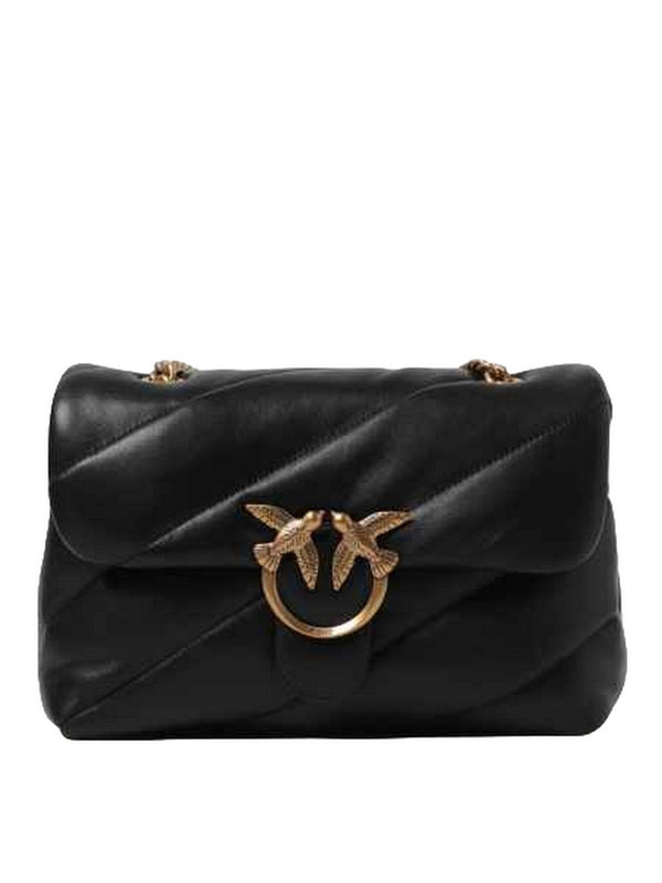 Borse a tracolla Donna Pinko - Love Classic Puff Cl Sheep - Nero