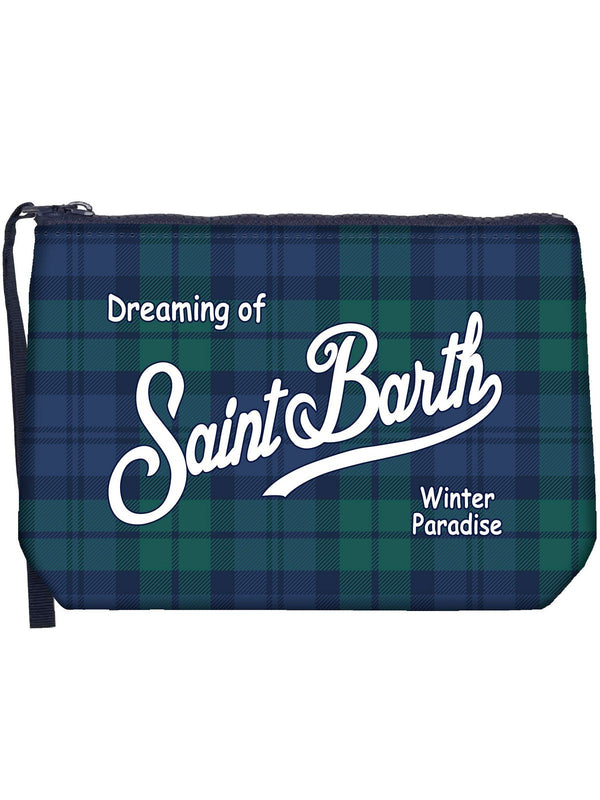 Pochette e Clutch Donna Mc2 Saint Barth - Pochette Aline W Tartan Trtn65 - Blu