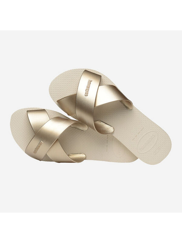Infradito Donna Havaianas - Havaianas Aqua Metallic - Beige
