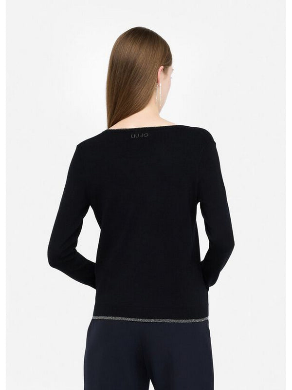 Cardigan Donna Liu Jo - Cardigan con dettagli in lurex® - Nero