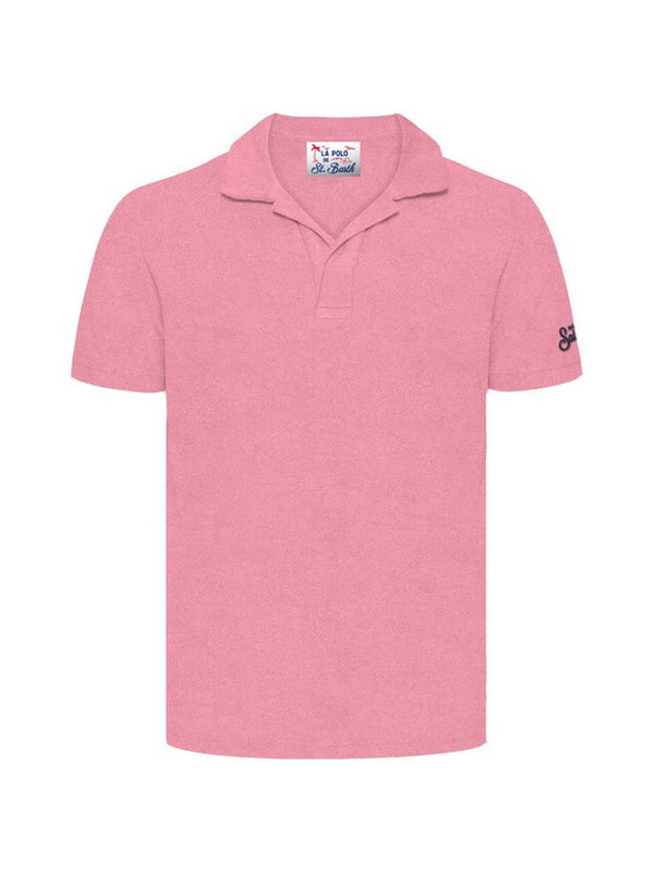 Polo Uomo Mc2 Saint Barth - polo in spugna Jeremy - Rosa