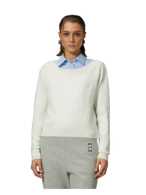 Maglioni Donna Pinko - VERDOLINO Maglioncino misto cachemire logo ricama - Bianco