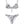 Load image into Gallery viewer, Coordinati Donna Me Fui - Bikini Top E Slip Americano Fisso Twist - Bianco
