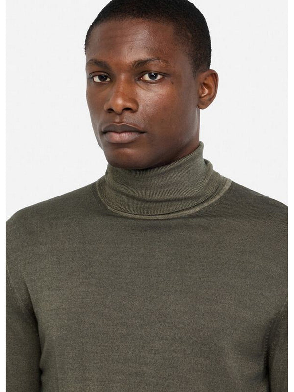 Maglie Uomo LIU JO UOMO - Dolcevita 100% lana merino - Verde