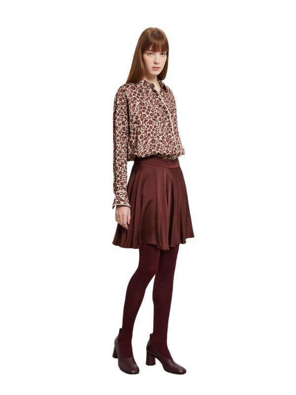 Bluse e camicie Donna ottod'Ame - Camicia in viscosa - Marrone