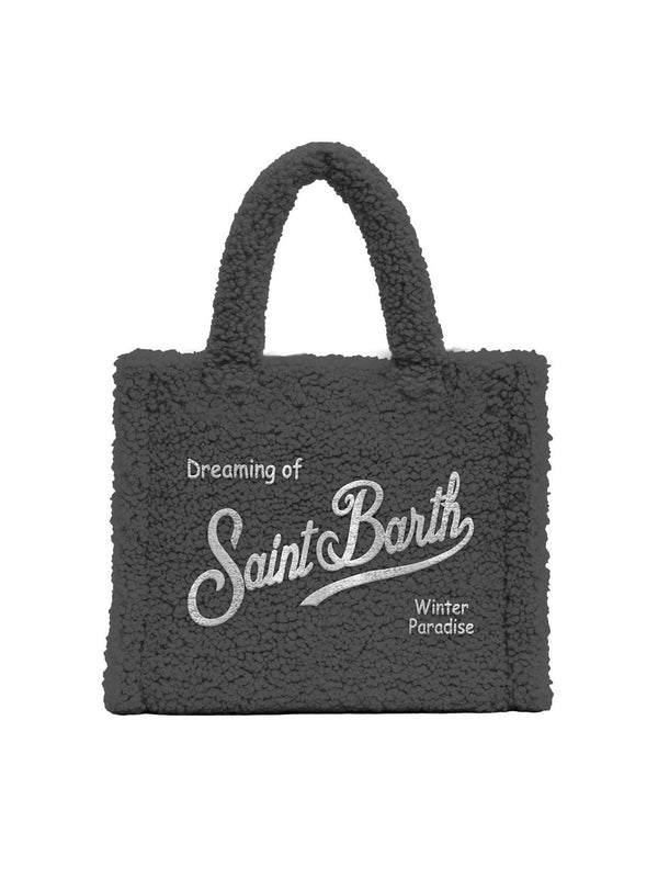 Borse a mano Donna Mc2 Saint Barth - Borsa a mano Vanity Mini Teddy in sherpa - Nero