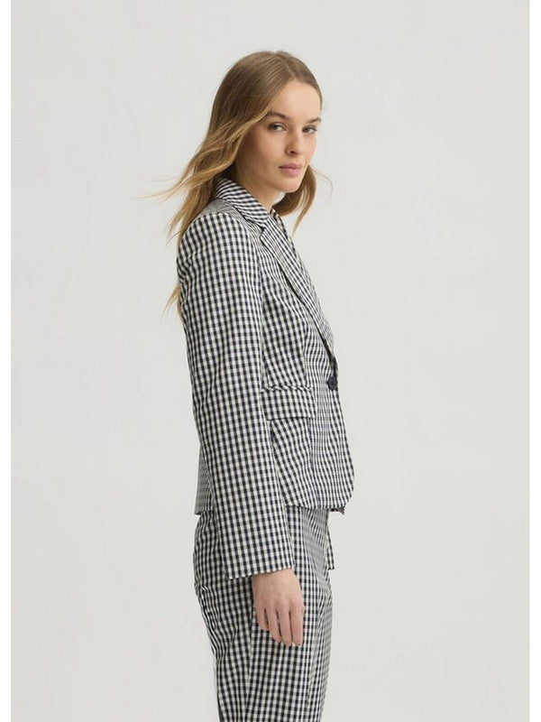 Giacche Donna Liu Jo - Blazer check - Blu