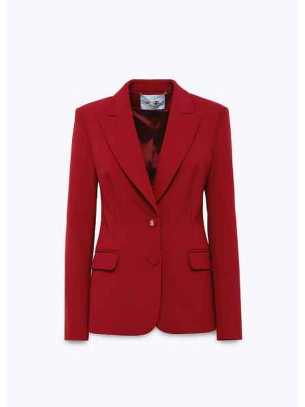 Giacche Donna Blugirl - Giacca Blazer In Crêpe Stretch - Rosso