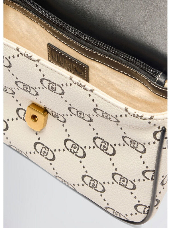 Borse a spalla Donna Liu Jo - Borsa con foulard - Panna