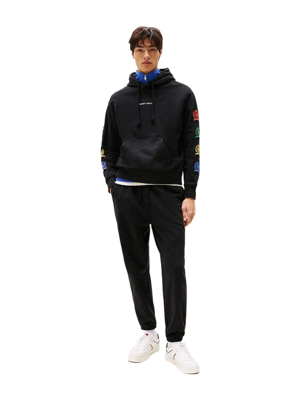 Felpe con cappuccio Uomo Tommy Hilfiger - Felpa - Nero