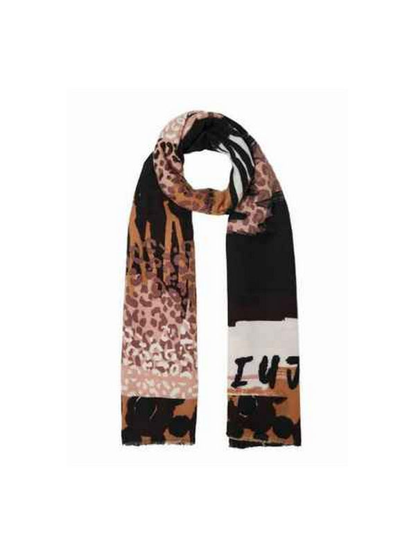 Foulard Donna Liu Jo - Foulard con stampa animalier - Cammello