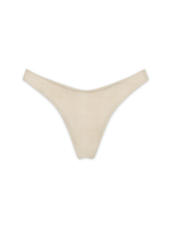 Slip, tanga e culotte Donna Mc2 Saint Barth - Slip da bagno da donna lamina oro Naomi - Oro